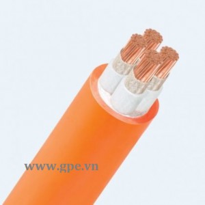 Cáp chống cháy Cu/mica/XLPE/FR-PVC (LSHF) 1/2/3x...0,6/1kV